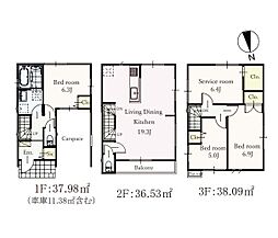 新築分譲戸建　鶴見　全5棟　4号棟