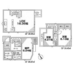 新築分譲戸建　戸塚　全3棟　2号棟