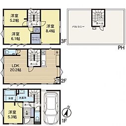 売地　根岸　全2区画　B区画