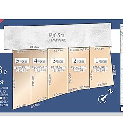 売地　大口　全5区画　1号区画