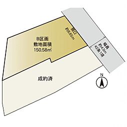 売地　西谷　全2区画　B区画