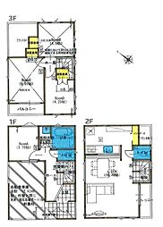 新築分譲戸建　鶴見市場　全3棟　B号棟
