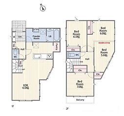 新築分譲戸建　戸塚　全5棟　No.1号棟