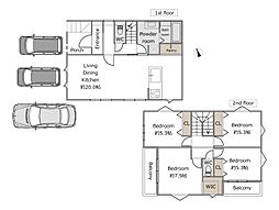 西柴3丁目　新築2階建て