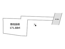 川島町　建築条件無し売地