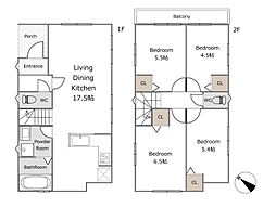 大船　新築2階建て全2棟