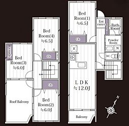 〜メゾネットタイプの4LDK〜白金山団地　8号棟