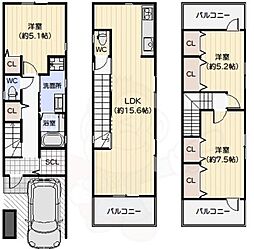 上ノ島町2丁目貸家