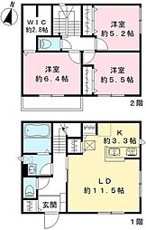 草加市草加１丁目の一戸建て