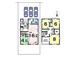 戸建 奥町字三出西　1号棟　全3区画