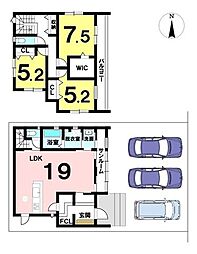 新築戸建　三条字道東　2号棟　全3区画