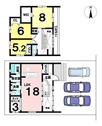 新築戸建　三条字道東　1号棟　全3区画