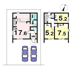 新築戸建 一宮市末広1丁目　24の1期　1号棟　全2区画