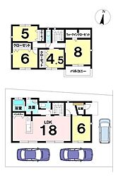 新築戸建　木曽川町黒田字北宿五　A号棟　全3区画