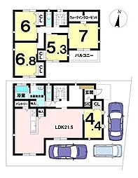 新築戸建　木曽川町黒田字北宿五　C号棟　全3区画