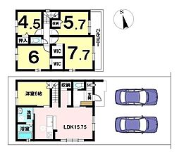 新築戸建 木曽川町玉ノ井字四ツ辻　5号棟　全6区画