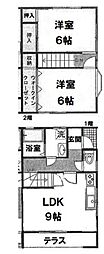 テラスハウス鈴木D 2