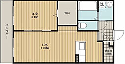 田畑ハイツ上の段 1-C