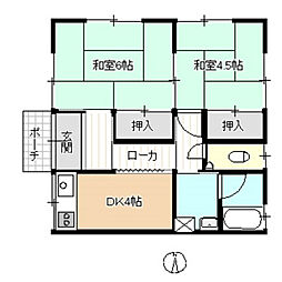 小豆餅1丁目24-13貸家 2号棟