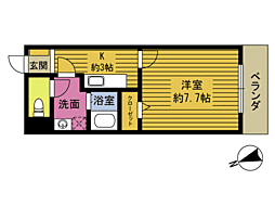 エクレール北浜Ｅ 102