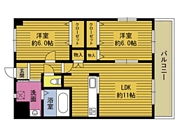 リバーサイド杵築II402号室 402