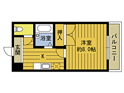 ロッヂ宮法師　Ｅ棟 407