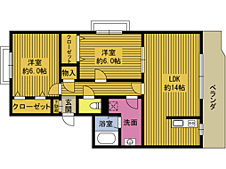 ＷＩＮＤＯＭ花　Ｂ棟 107