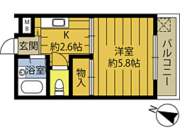 ヴィラ・アンソレイエ城原Ｂ B103