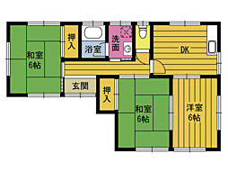 レントハウス幸I−Ｈ（線路西側4番目）