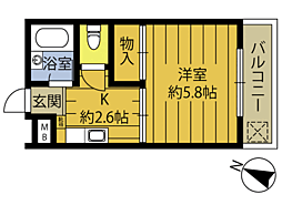 ヴィラ・アンソレイエ城原Ｂ 204