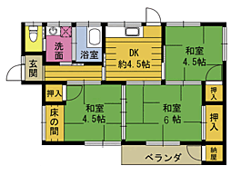 池田（萩原）貸家　奥