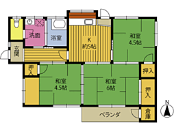 池田(萩原)貸家 手前