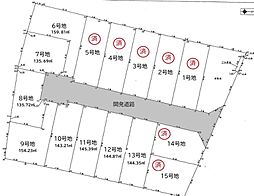 桜井市金屋（建築条件無し土地） 7号地/15区画