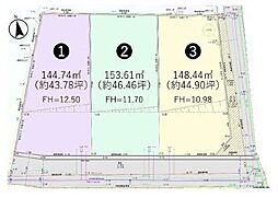 売土地　CENTURY CITI　安城市東町獅子塚全3区画　3号地