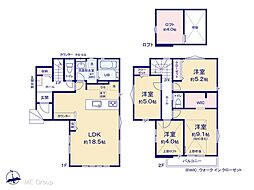 流山市加4丁目13期　新築一戸建て　全2棟