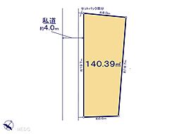 鴻巣市宮地2丁目　土地　全1区画