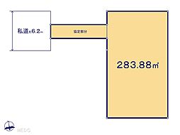 所沢市上新井5丁目　土地　全2区画