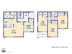 川越市今成3丁目　23ー1期　新築一戸建て　全2棟