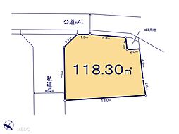 柏市戸張　土地　全5区画