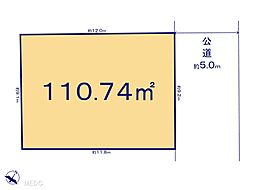 松戸市栗ヶ沢　3期　土地　全1区画