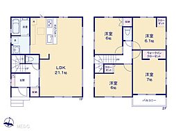 上尾市小泉9丁目　1期 　新築一戸建て　全2棟