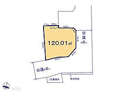 草加市両新田西町　土地　全4区画