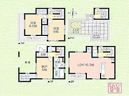 草加市柳島町　新築一戸建て　全1棟