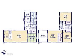 幸手市緑台1丁目　第3　新築一戸建て　全1棟