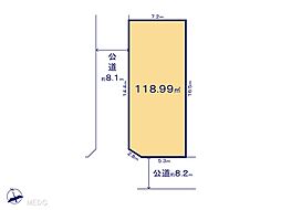 春日部市備後東7丁目　第3期　土地　全1区画