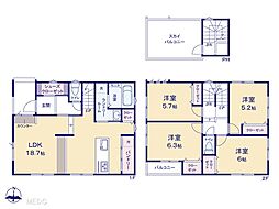 さいたま市北区別所町2期　新築一戸建て　全2棟