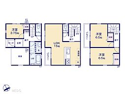 川口市道合　3期　新築一戸建て　全1棟