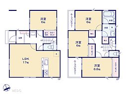 川口市朝日3丁目　4期　新築一戸建て　全6棟