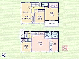 柏市松葉町7丁目　16期　新築一戸建て　全2棟