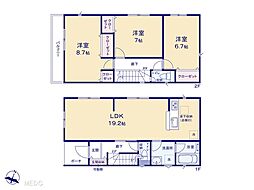 所沢市元町 第1　新築一戸建て　全1棟